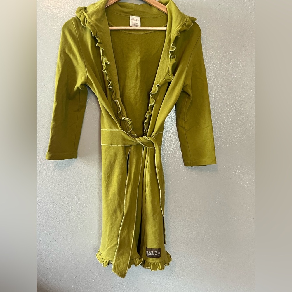Matilda Jane Mossy Green Robe Size Large